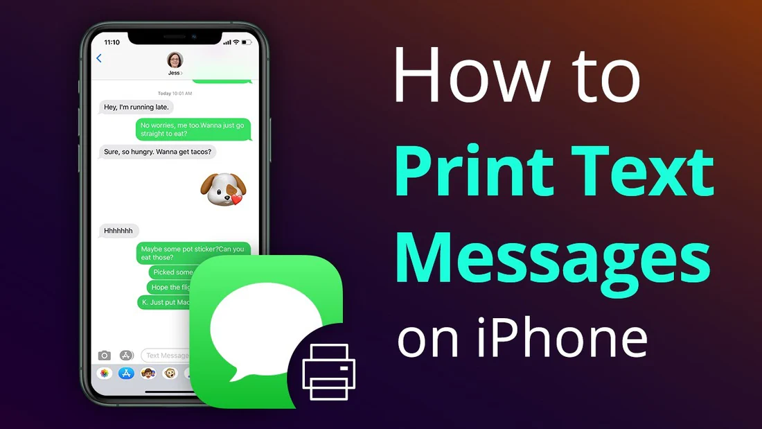 What is Print Text Messages? How to Print Text Messages?